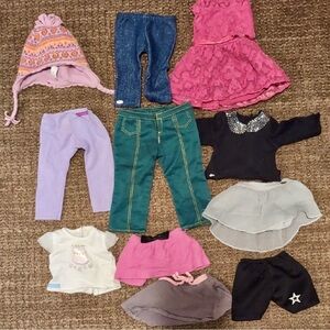 AMERICAN GIRL DOLL CLOTHING WITH BRANDED BACKPACK
